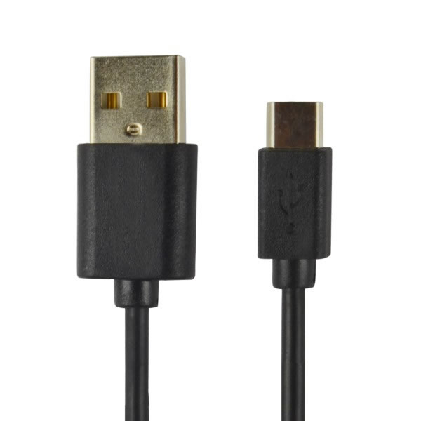Cable Power2go Usb A A Type C 3 0 1m Negro Pack 5